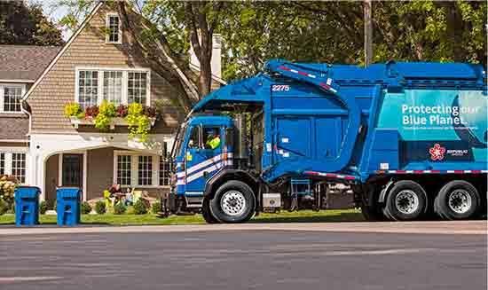 recycling truck