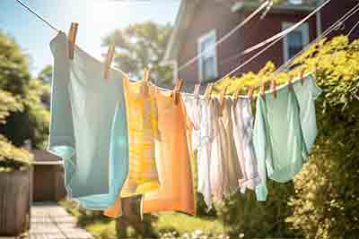 laundry outside
